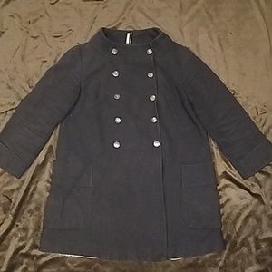 Black wool jacket/cape